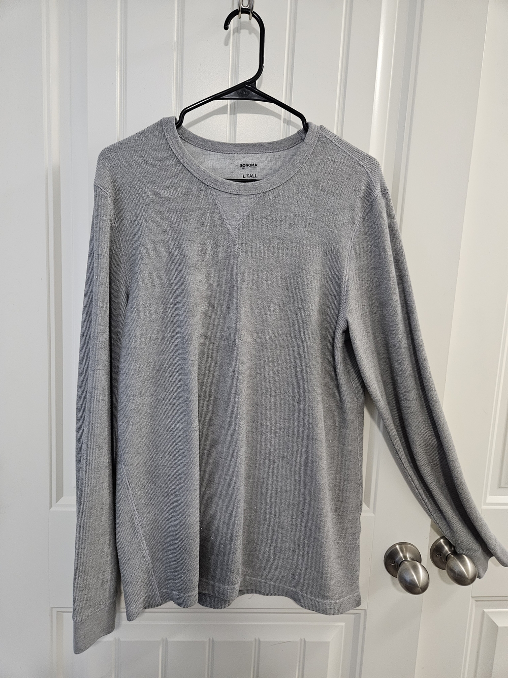 Sonoma Gray Thermal Long-Sleeve Crew